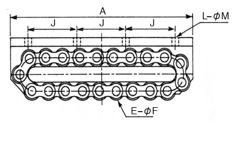 チルタンク（Type3）横からの主要寸法図