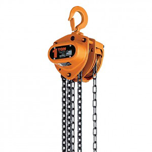 重量物を安全に吊る手動チェーンブロック（0.5t～50t）｜環境・職場
