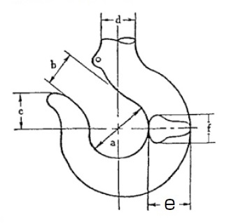 電気チェーンブロックES（懸垂形）の上・下フック寸法図